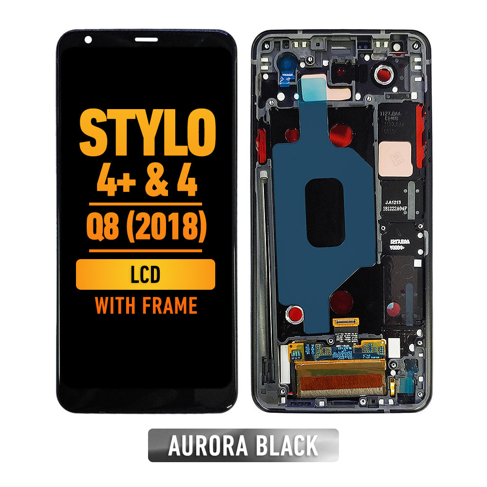LG Stylo 4 / Stylo 4 Plus / Q8 2018 Pantalla Con Bisel (ORIGINAL) (Negro Aurora)