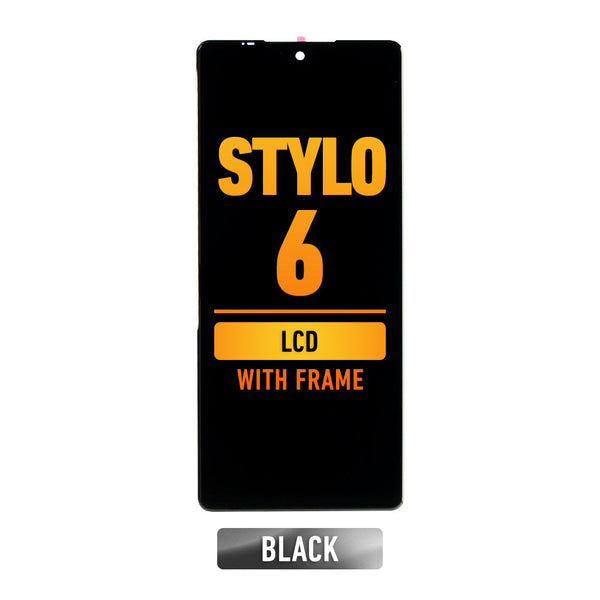 LG Stylo 6 Pantalla LCD Con Bisel (Reacondicionada) (Negro)