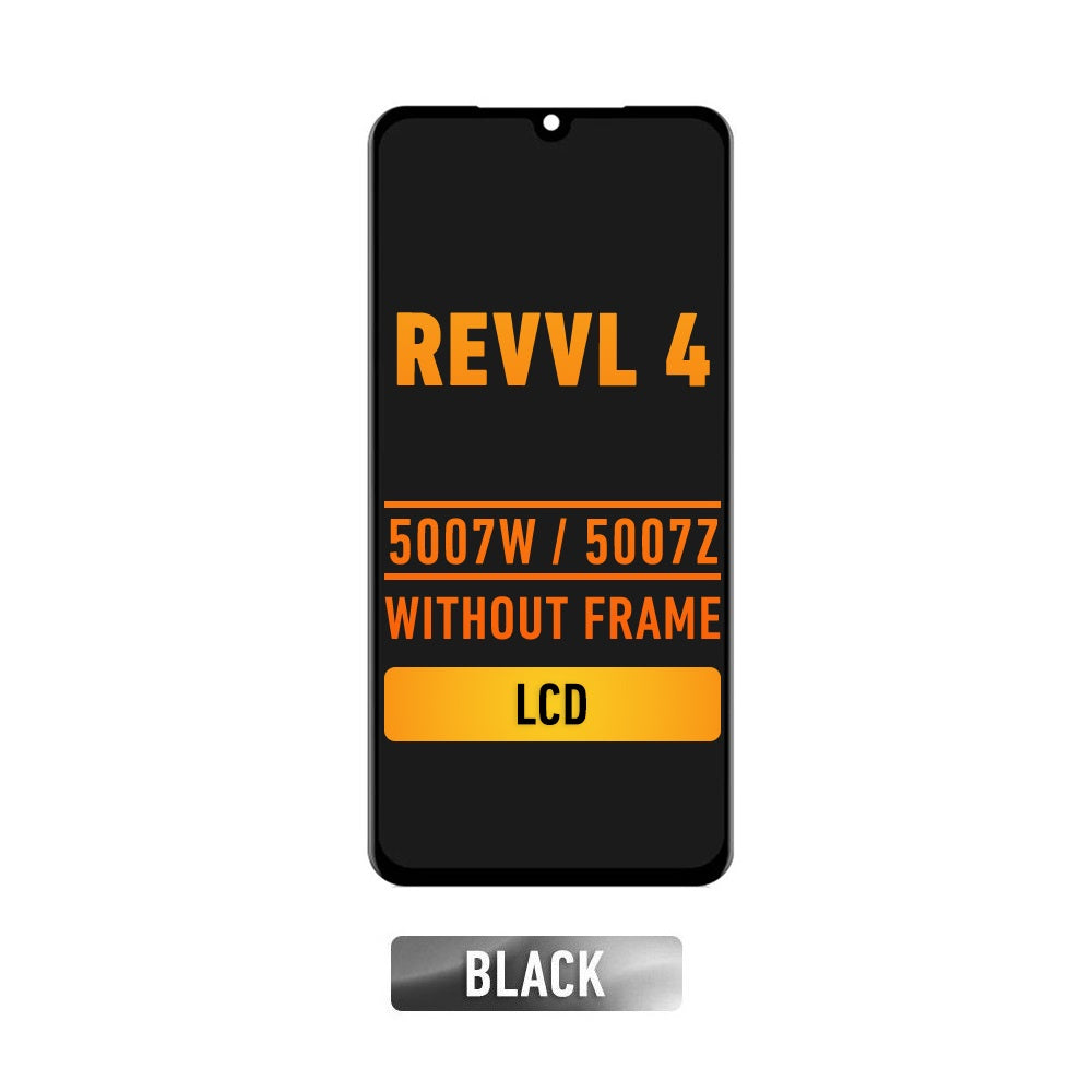 Alcatel 1V (5007 / 2020) / T-Mobile Revvl 4 5007W 5007Z - Pantalla Sin Bisel (ORIGINAL) (Negro)
