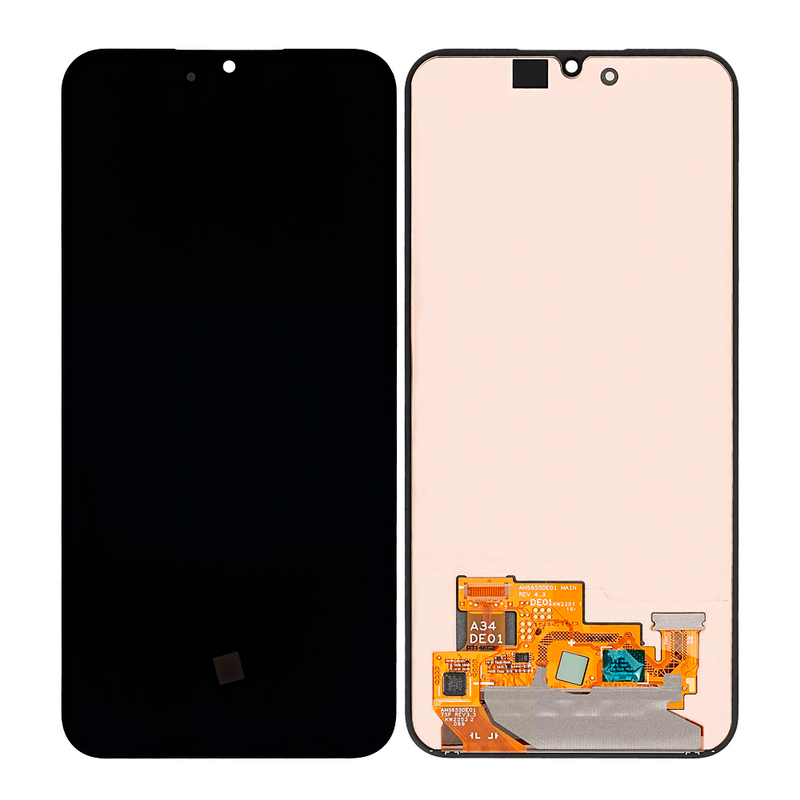 Samsung Galaxy A34 5G (A346 / 2023) OLED Screen Assembly Replacement Without Frame (Refurbished) (All Colors)