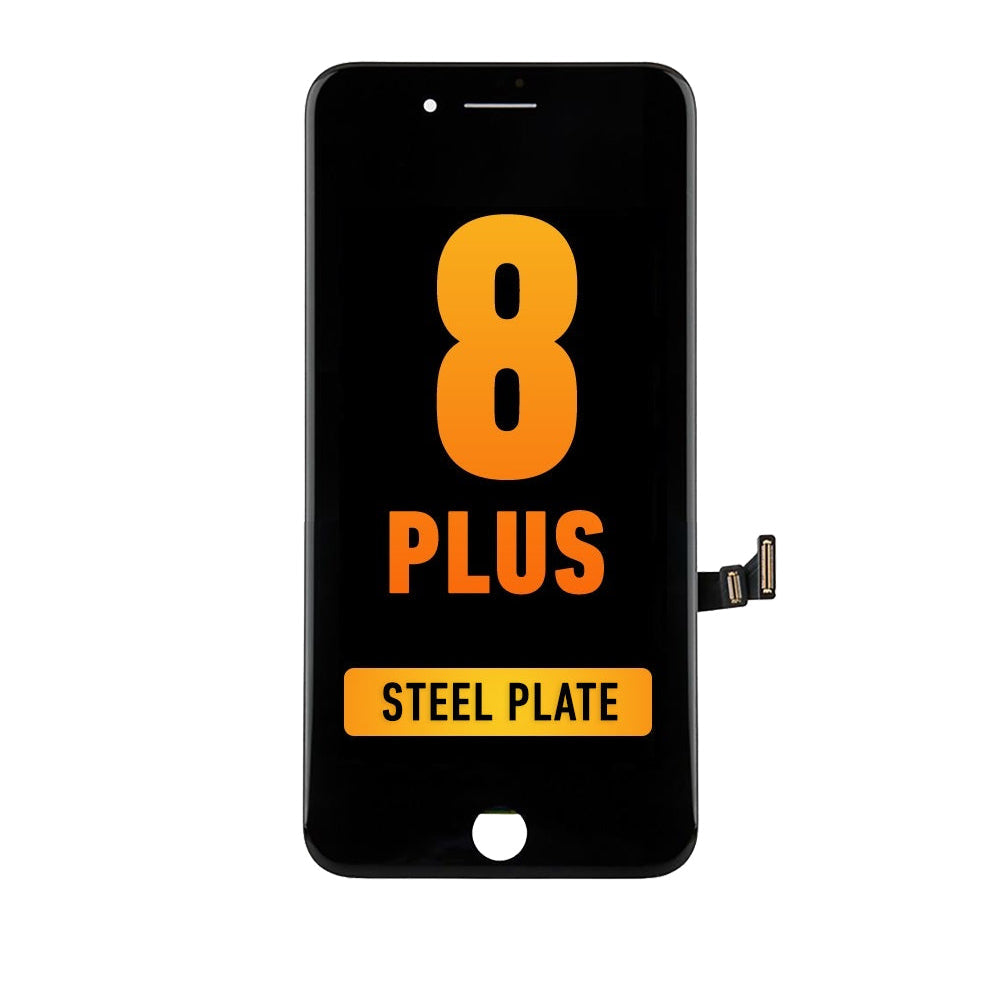 iPhone 8 Plus Pantalla LCD (Con Placa De Metal) (Premium Plus | IQ7) (Negro)
