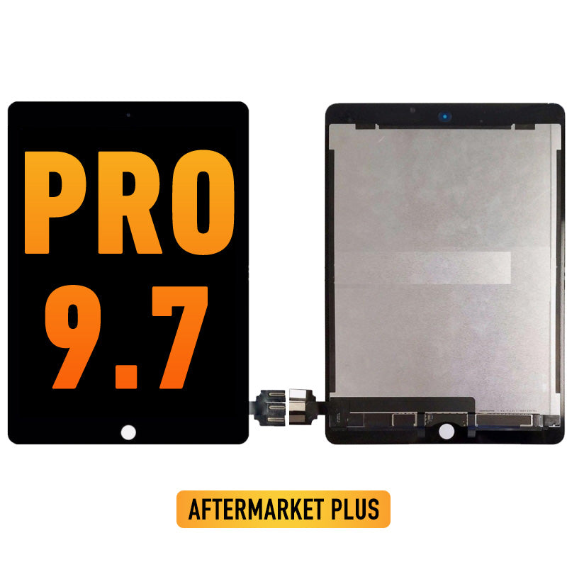 iPad Pro 9.7 Pantalla LCD Con Touch (Sleep / Wake Sensor Flex Preinstalado) (Aftermarket Plus) (Negro)